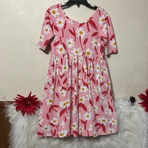 Hanna Anderson floral Girls Dress